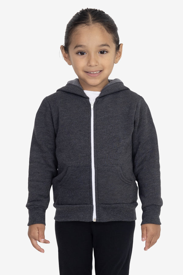 Los Angeles Apparel Toddler Flex Fleece Zip Up Hoodie