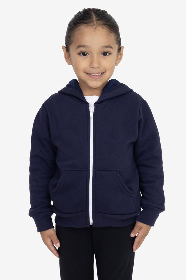 Los Angeles Apparel Toddler Flex Fleece Zip Up Hoodie
