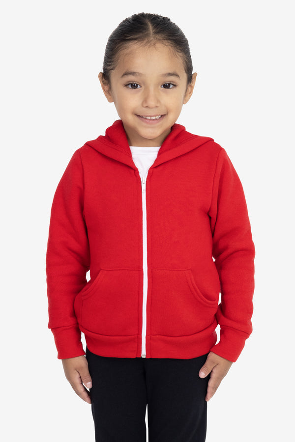 Los Angeles Apparel Toddler Flex Fleece Zip Up Hoodie
