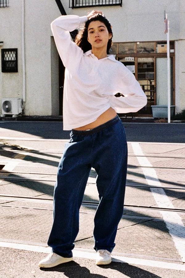 Los Angeles Apparel Unisex 10oz. Wide Leg Denim Pants