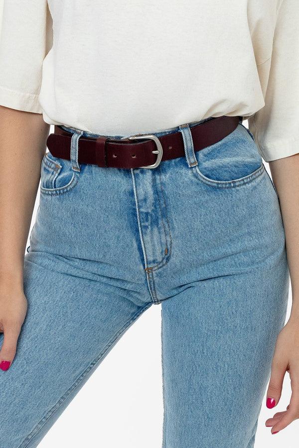 Los Angeles Apparel Unisex Arrow Buckle Leather Belt