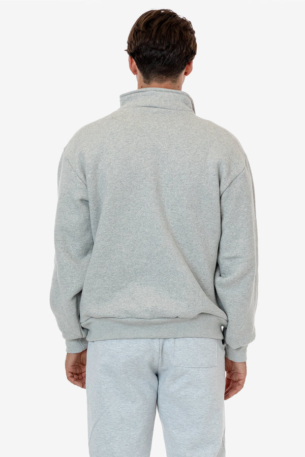 Los Angeles Apparel Unisex Heavy Fleece Half Zip Pullover (Piece Dye)