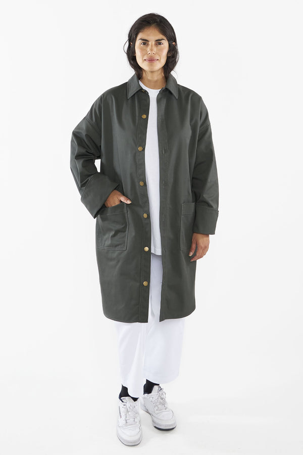 Los Angeles Apparel Unisex Twill Mid Length Lab Coat
