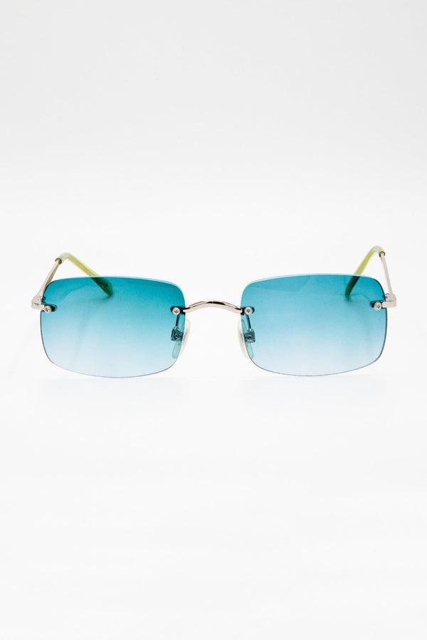 Los Angeles Apparel Valerie Square Ombre Sunglasses