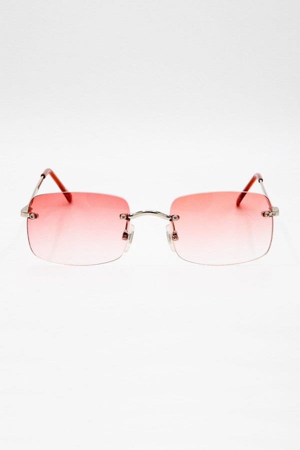 Los Angeles Apparel Valerie Square Ombre Sunglasses
