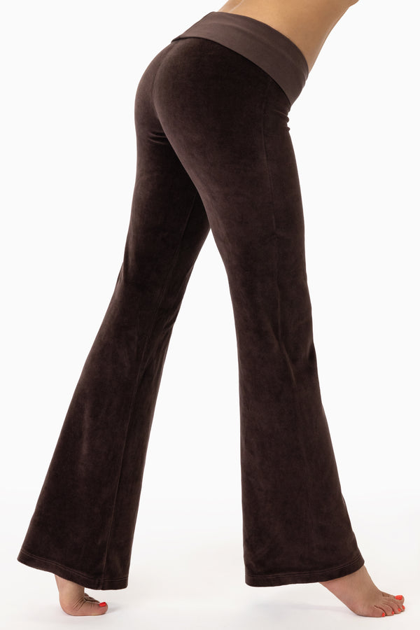 los angeles apparel Velour Garment Dye Yoga Legging
