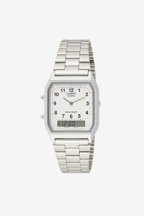 Los Angeles Apparel Vintage Silver Casio Men's Watch