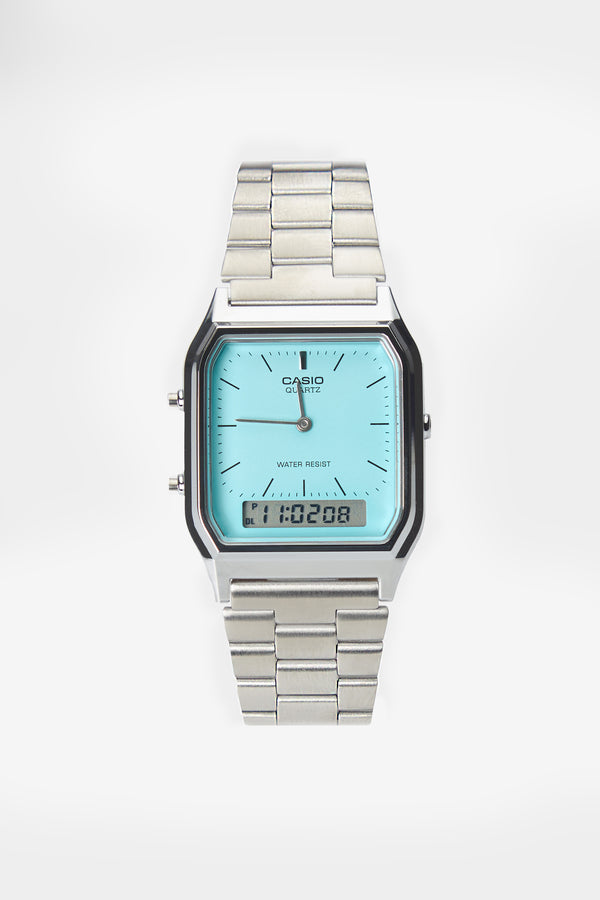 Los Angeles Apparel Vintage Silver Casio Men's Watch