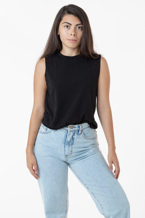 los angeles apparel Women's Garment Dye Muscle Tank