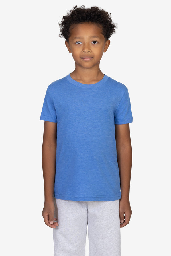 Los Angeles Apparel Youth Poly-Cotton Crew Neck T-Shirt