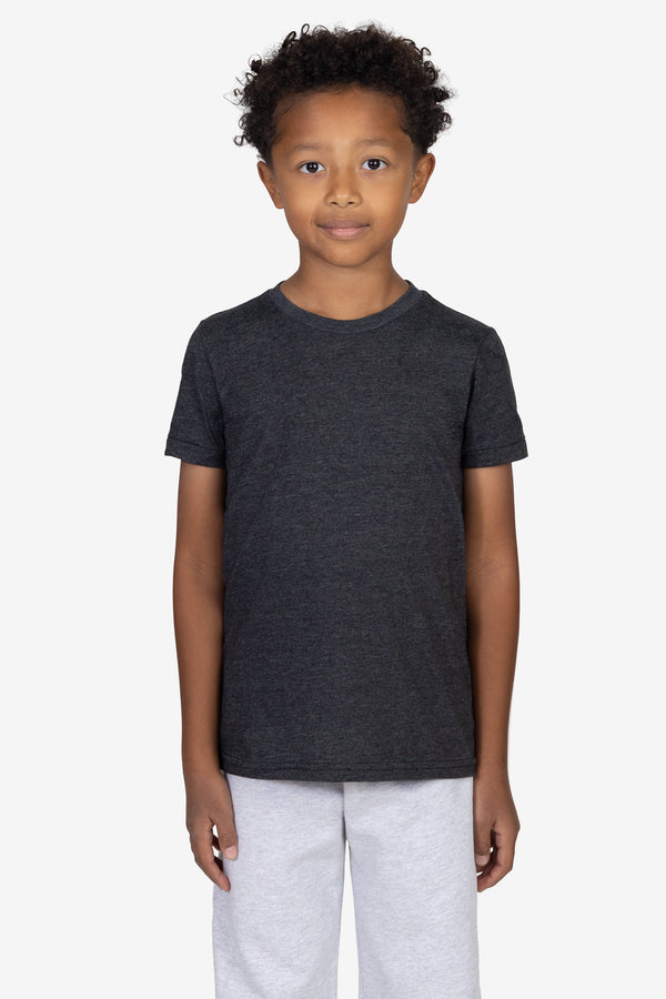 Los Angeles Apparel Youth Poly-Cotton Crew Neck T-Shirt