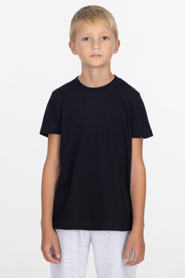 los angeles apparel Youth Poly-Cotton Crew Neck T-Shirt