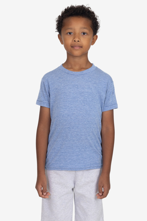 Los Angeles Apparel Youth Short Sleeve Tri-Blend Tee