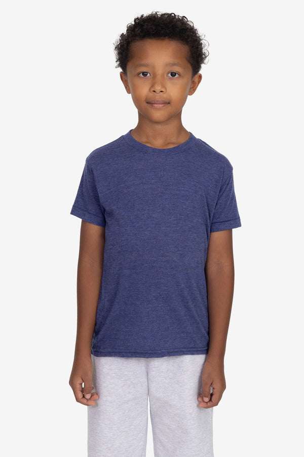 Los Angeles Apparel Youth Short Sleeve Tri-Blend Tee