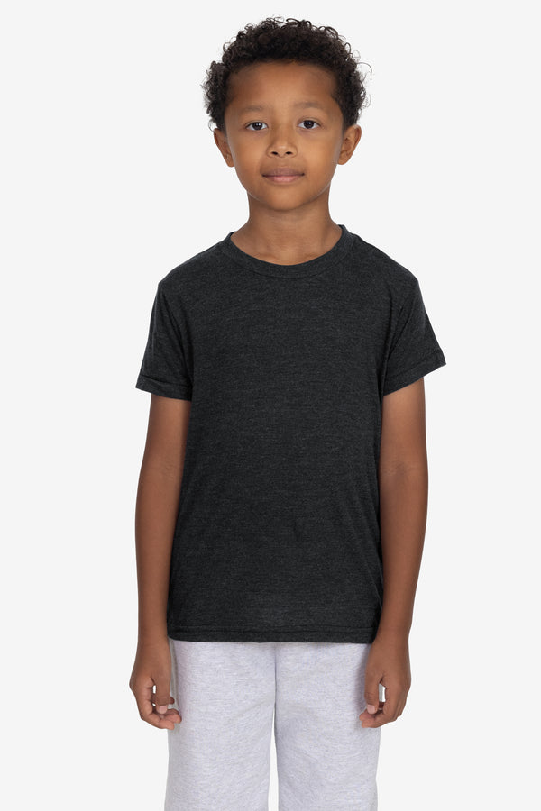 los angeles apparel Youth Short Sleeve Tri-Blend Tee