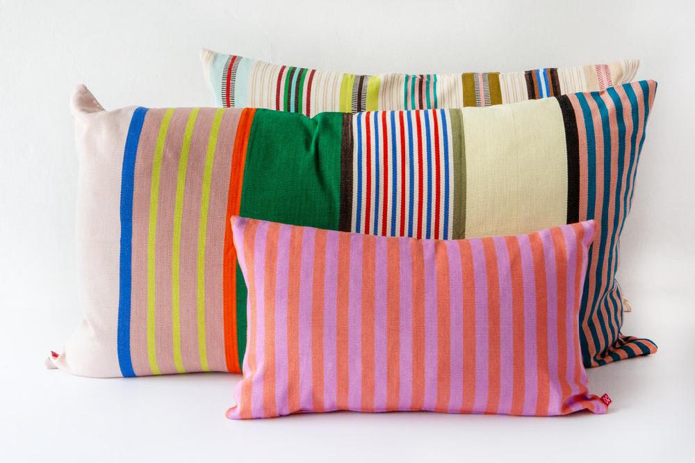 A World Of Craft Laia Stripe Cushion
