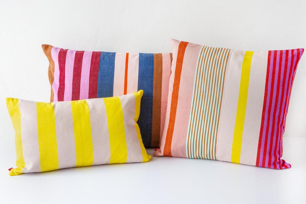 A World Of Craft Nino Stripe Cushion