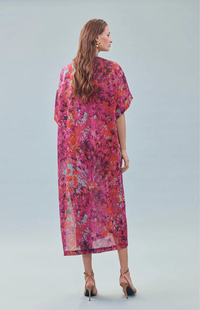Ailanto Floral Button Caftan
