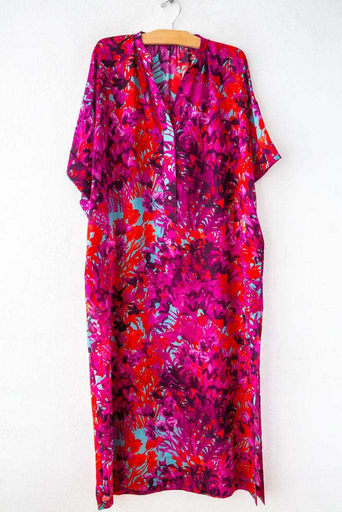 Ailanto Floral Button Caftan
