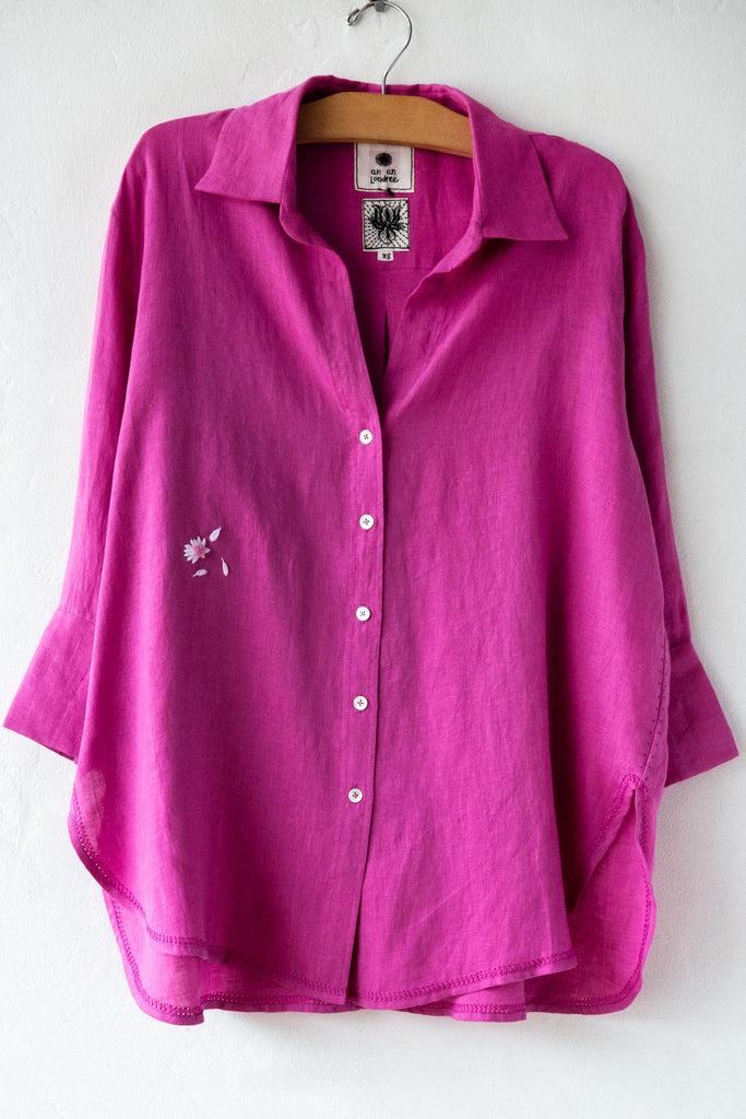 An An Londree Linen Summer Blouse