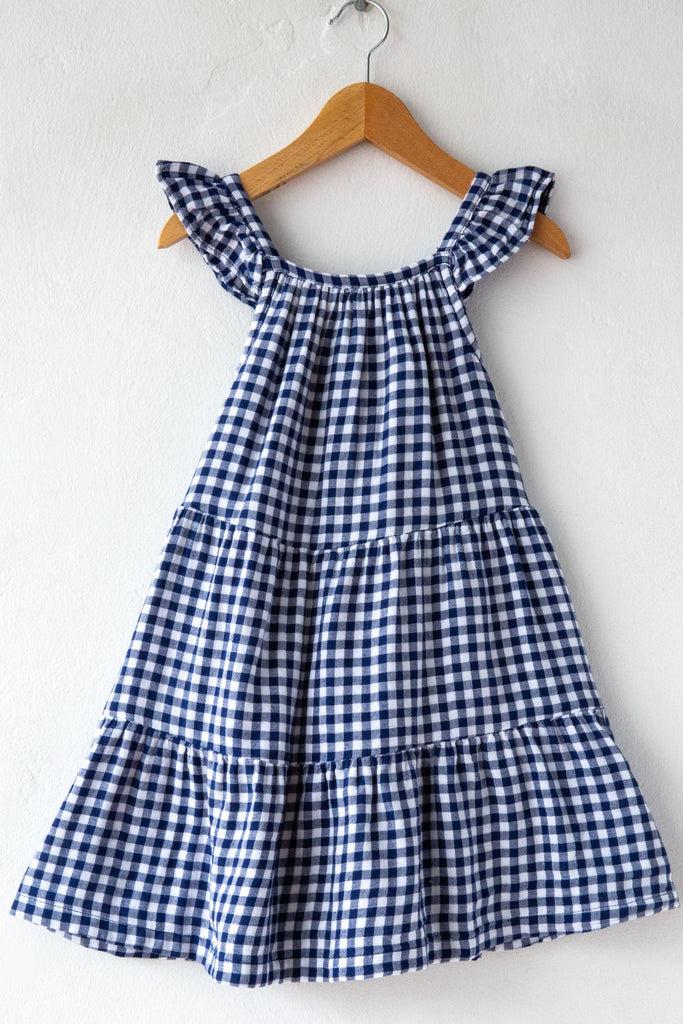 Angel Dear Twirly Gingham Sundress