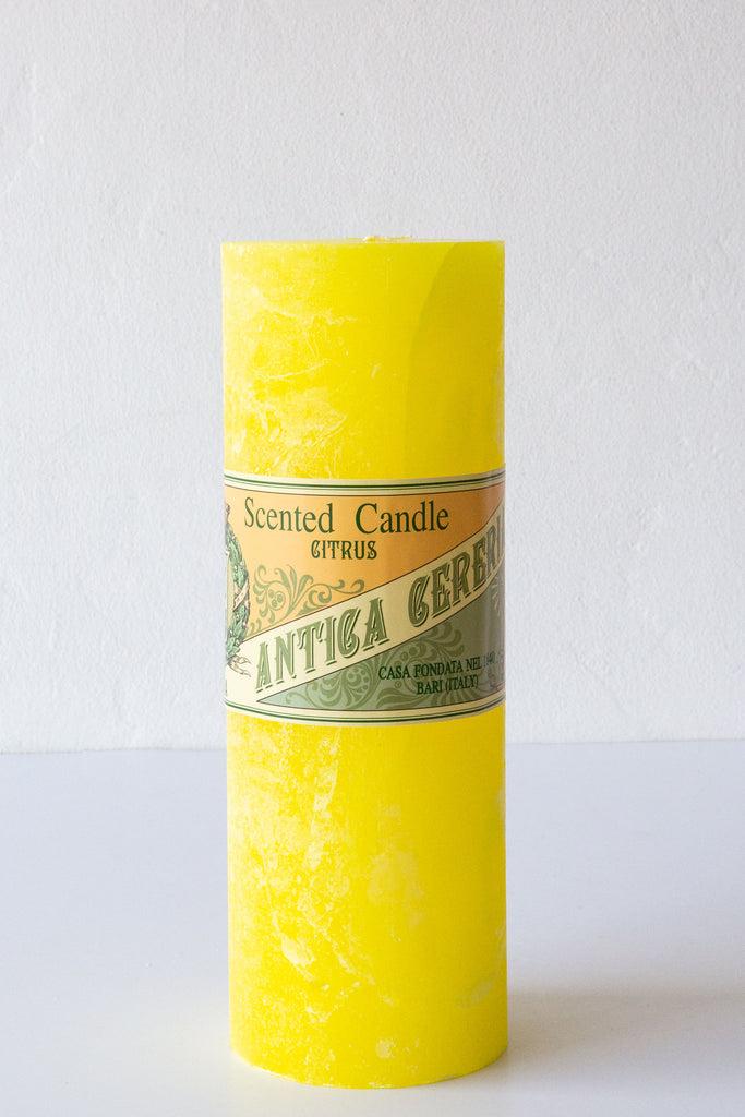 Cereria Introna Pillar Candle Citrus
