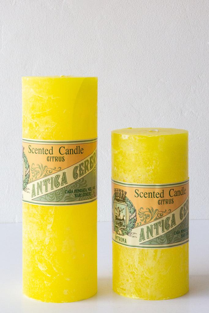 Cereria Introna Pillar Candle Citrus