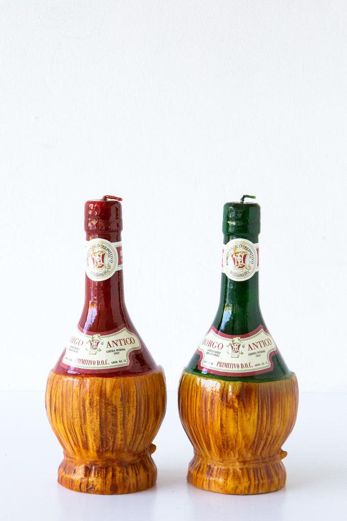 Cereria Introna Wine Green Flask Candle