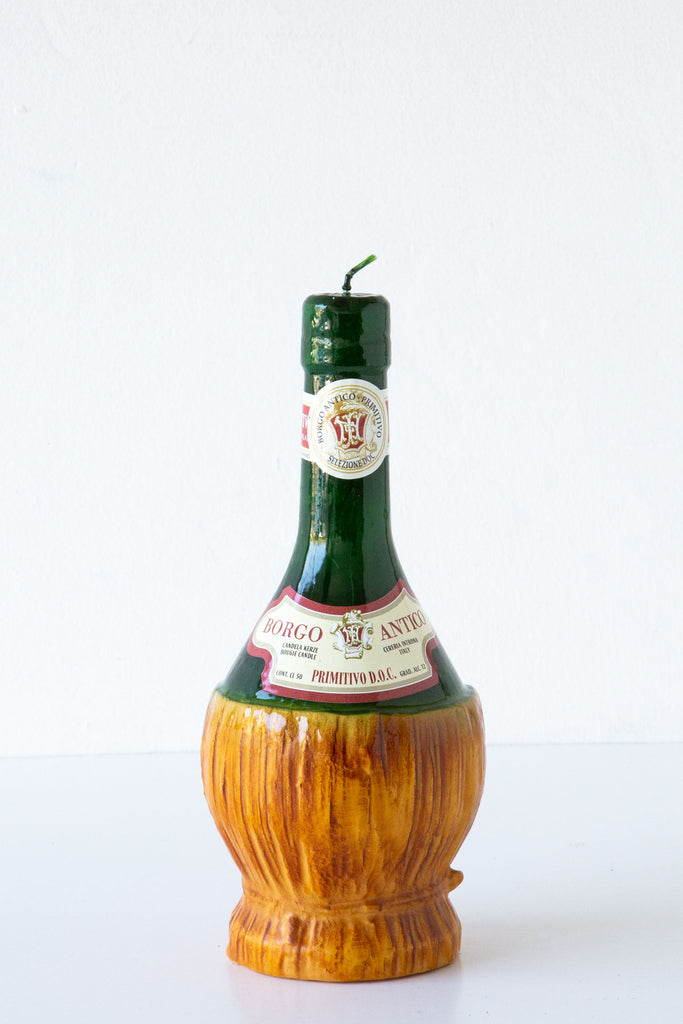 Cereria Introna Wine Green Flask Candle