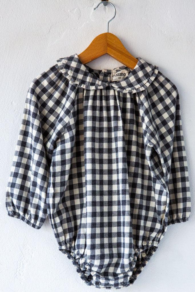 Cozmo Lucia Gingham Romper
