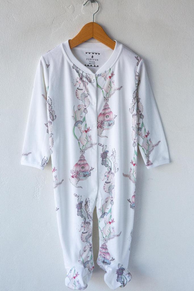 Forivor Stripey Seaweed Onesie