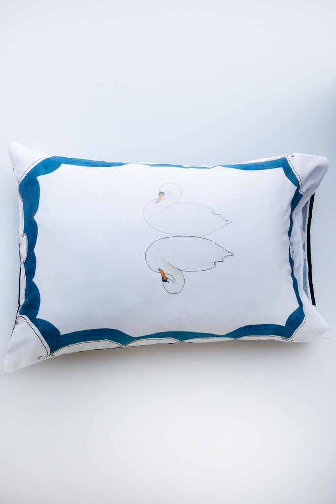 Forivor Swans Pillow Slip