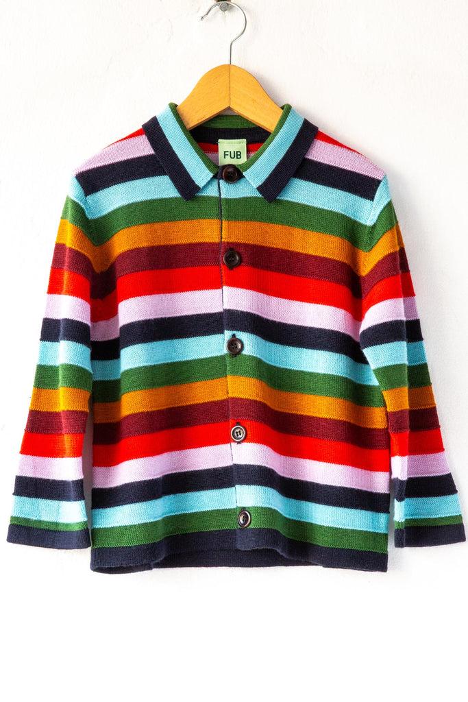 FUB Stripe Shirt Jacket