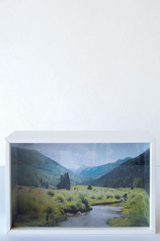 Glass Cathedrals Miniature Art Box-Gone Fishin'