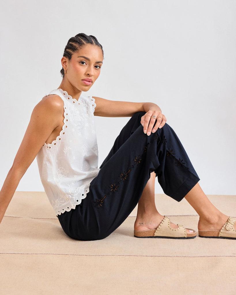 Hartford Palma Emb Pant