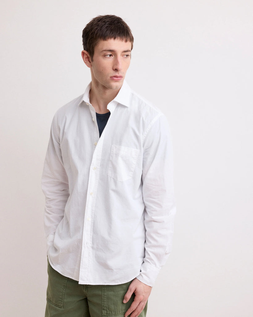 Hartford Paul Pat Peach Twill Shirt