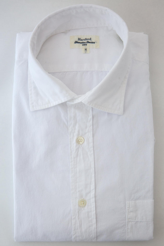Hartford Paul Pat Peach Twill Shirt
