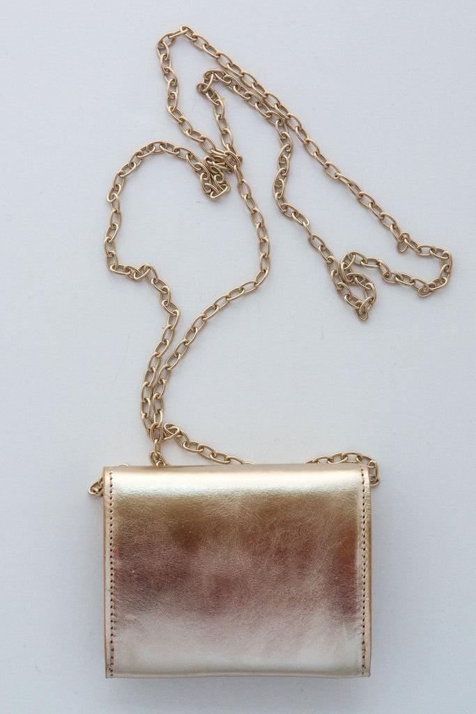 Il Bisonte Card Case With Chain