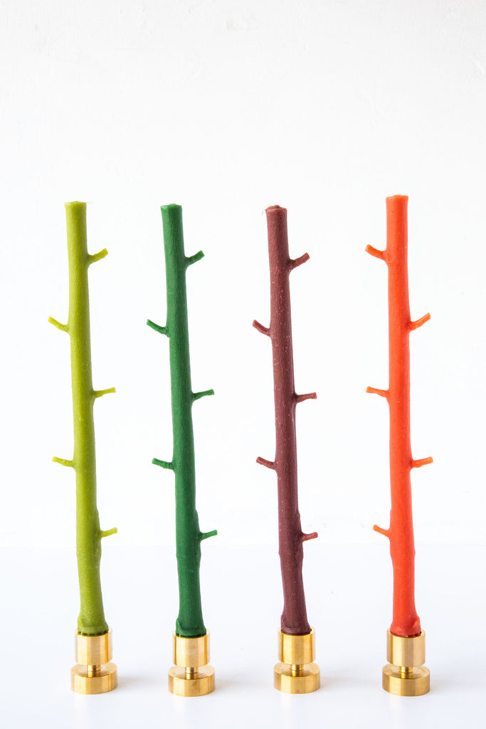 Ilex Studio Branch Candle Cochineal