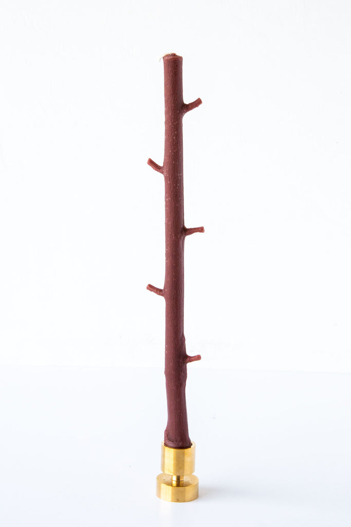 Ilex Studio Branch Candle Cochineal