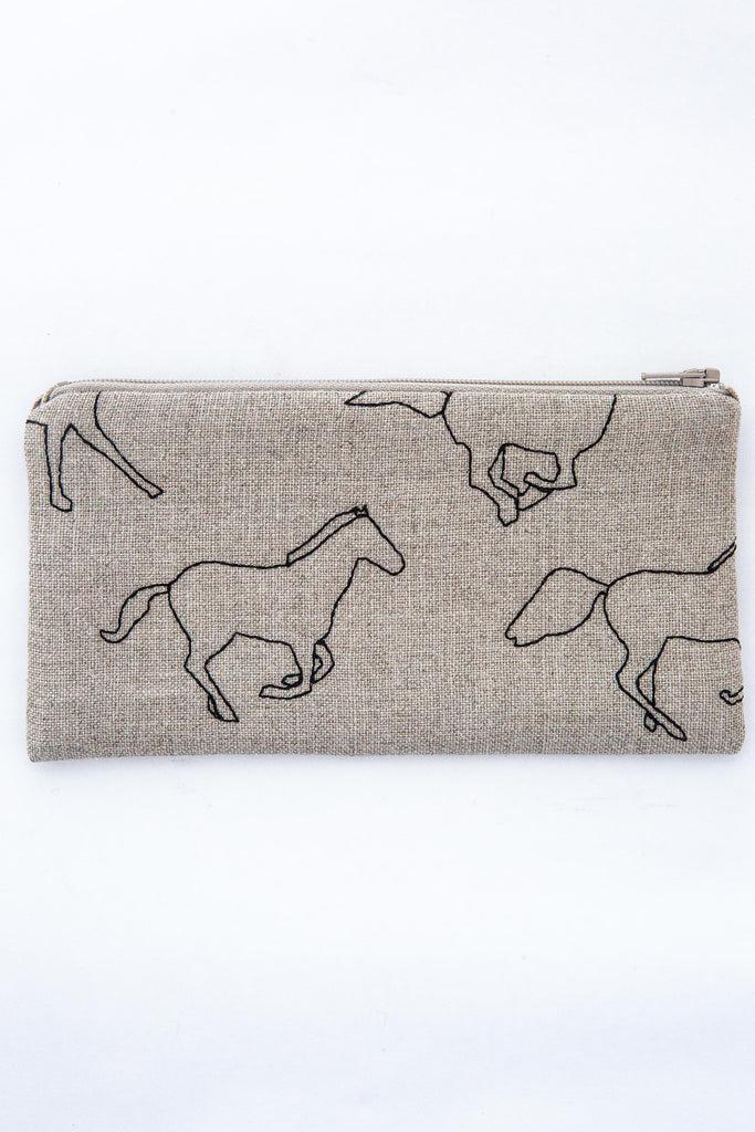 K Studio Horses Pouch