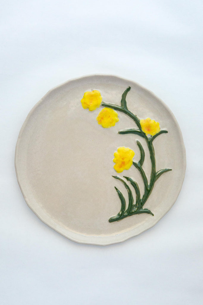 La Romaine Daffodil Plate