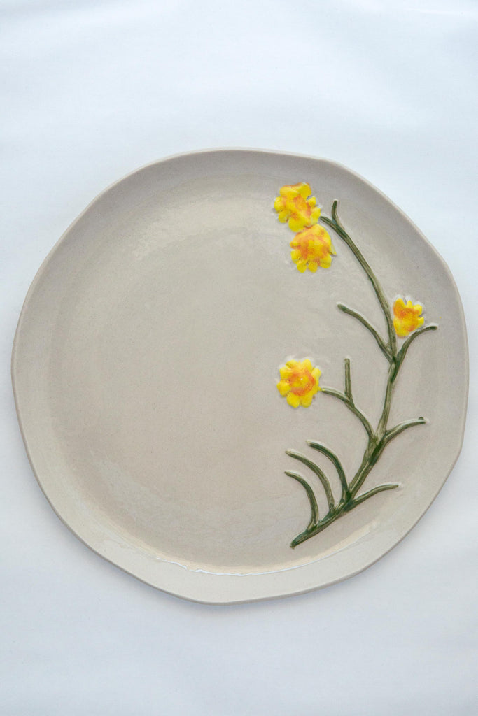 La Romaine Daffodil Plate