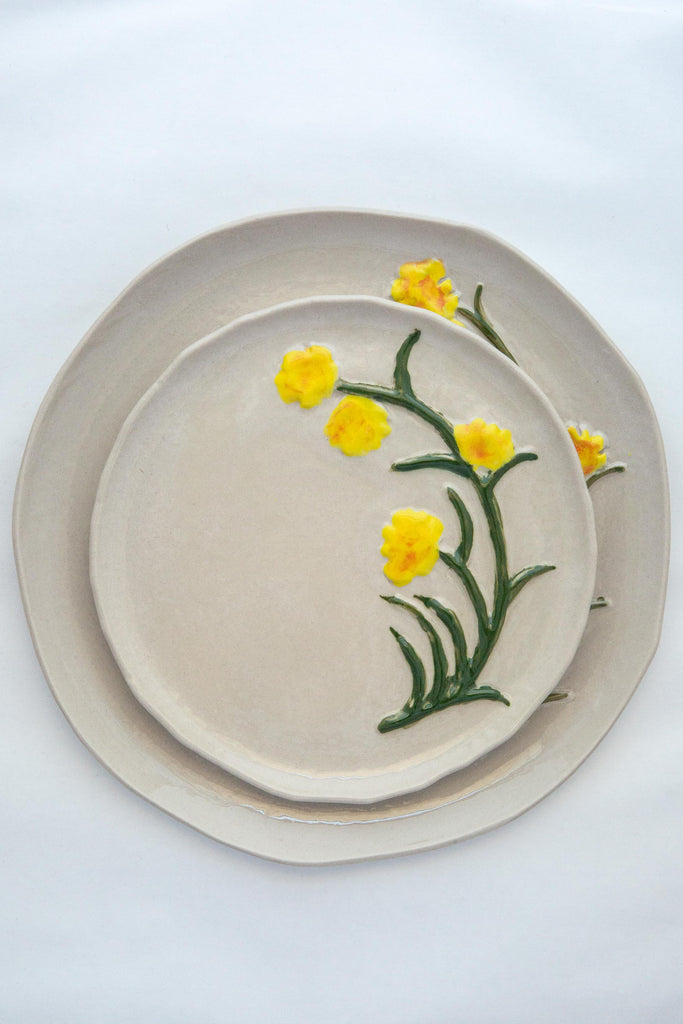 La Romaine Daffodil Plate