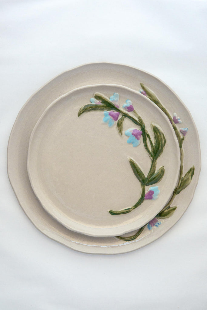 La Romaine Myosotis Plate