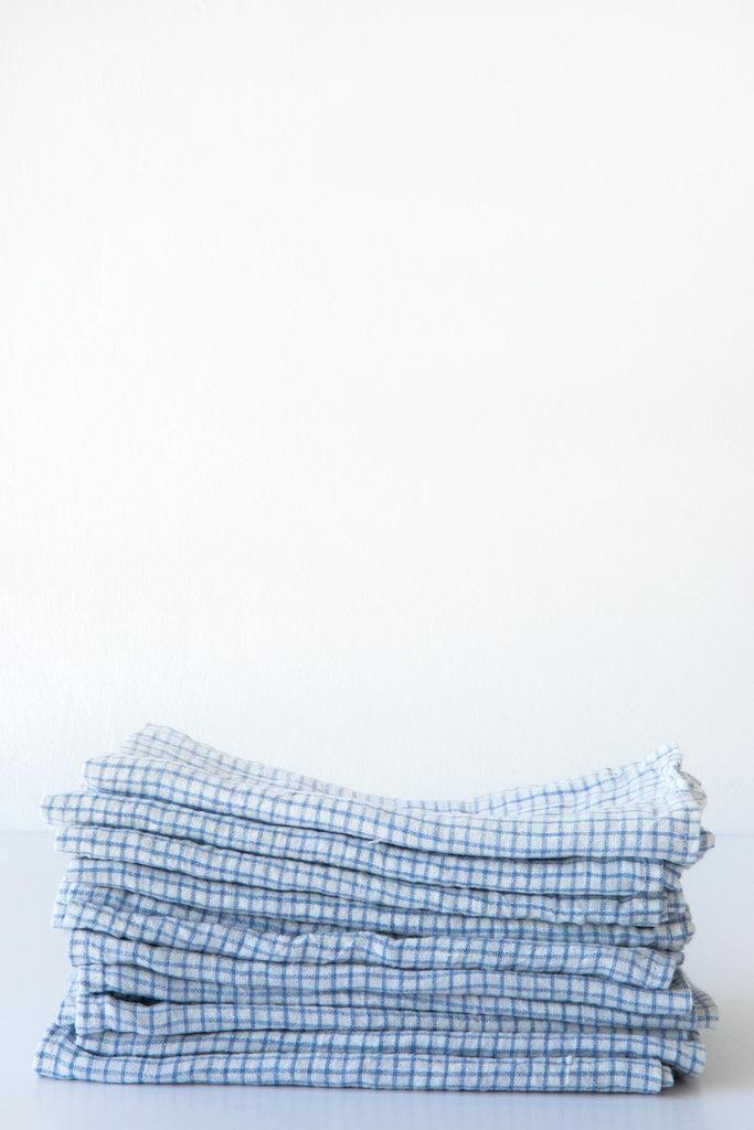 Linge Particulier Linen Check Napkin