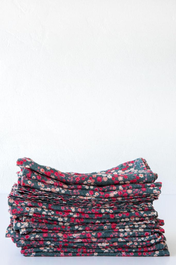 Linge Particulier Linen Flower Napkin