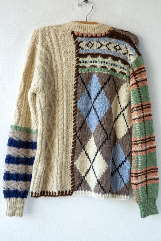 Lingua Franca Hutton Patchwork Crew