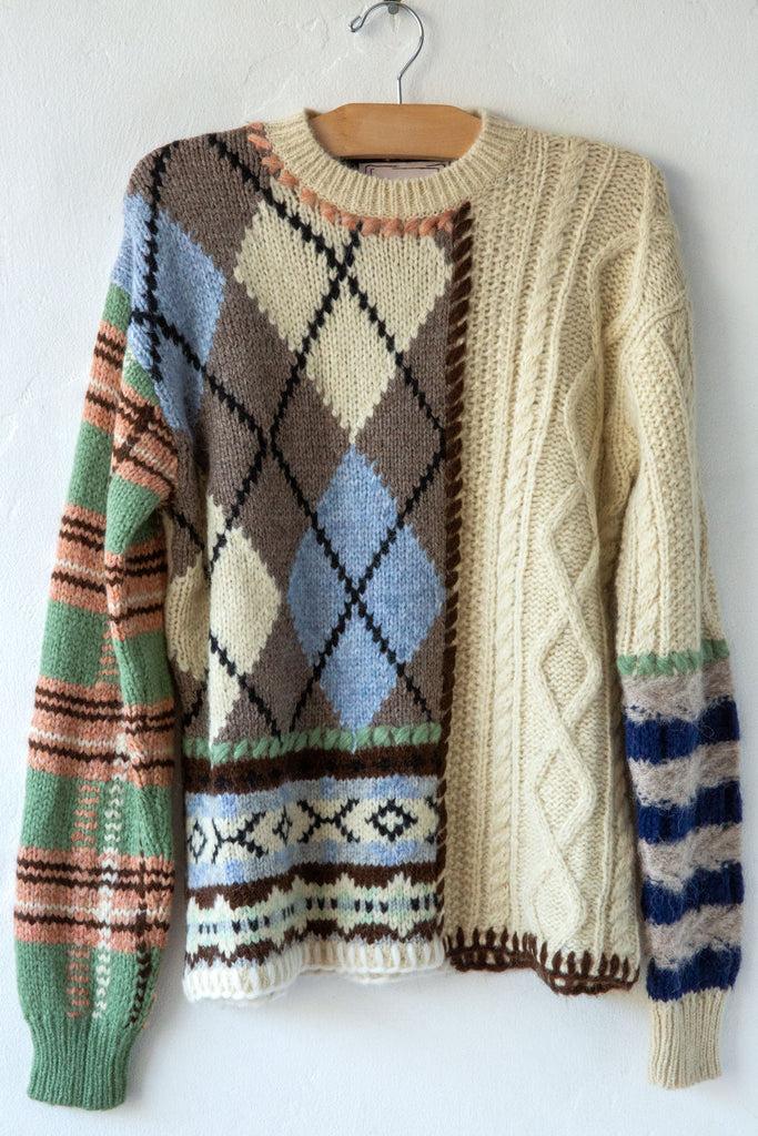 Lingua Franca Hutton Patchwork Crew