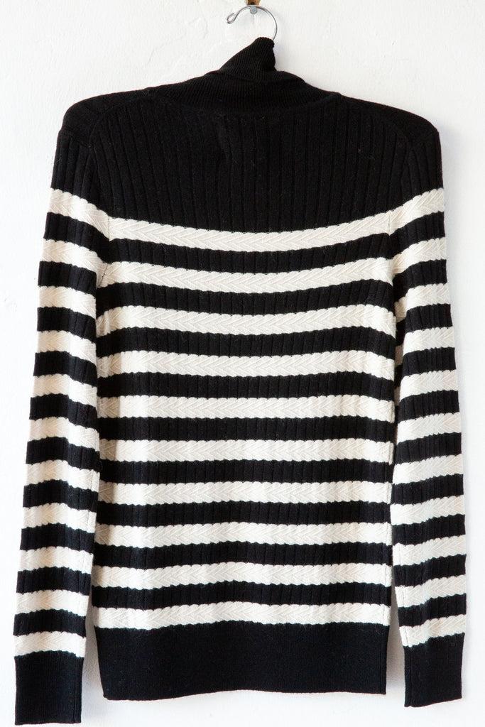 Lingua Franca Morrissey Stripe Turtleneck